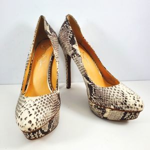 Snake Skin Pattern Stilettos by Jessica‎ Simpson
